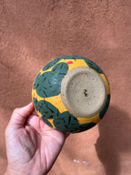 Small bowl - Teal and Yellow