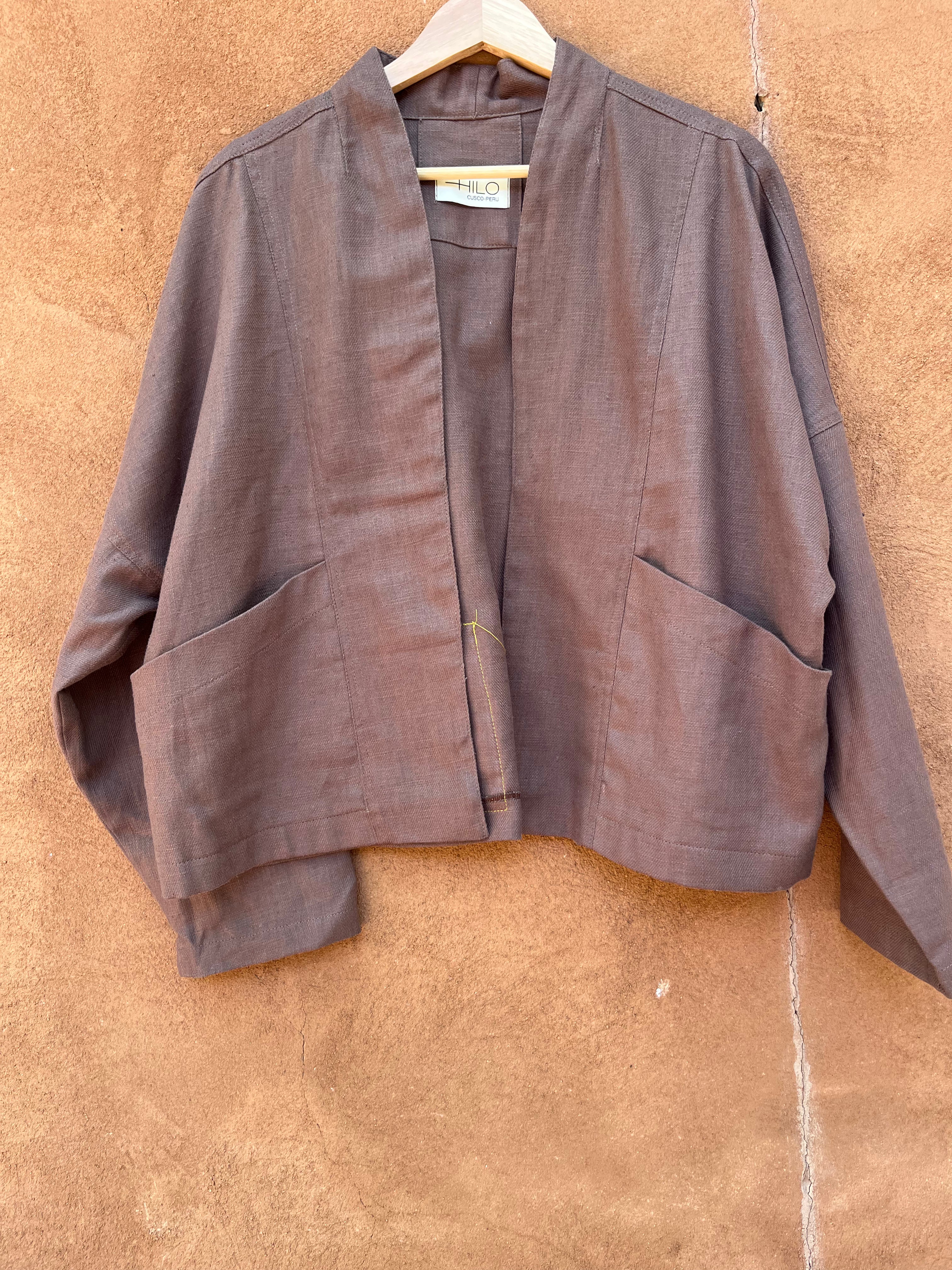 Kimono Blazer - Dusty Rose