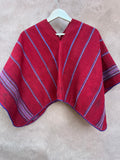 Antique Medium Poncho ~ handwoven