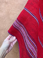 Antique Medium Poncho ~ handwoven