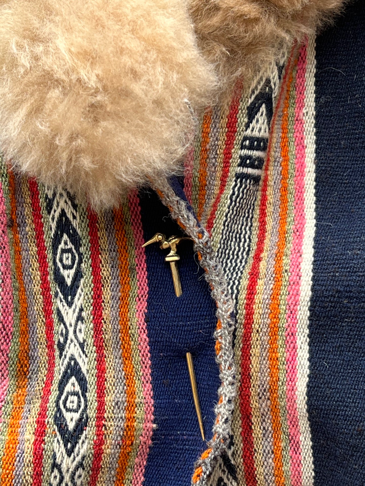 Alpaca fur jacket - Upcycled Bomber Jacket - Alpaca wool