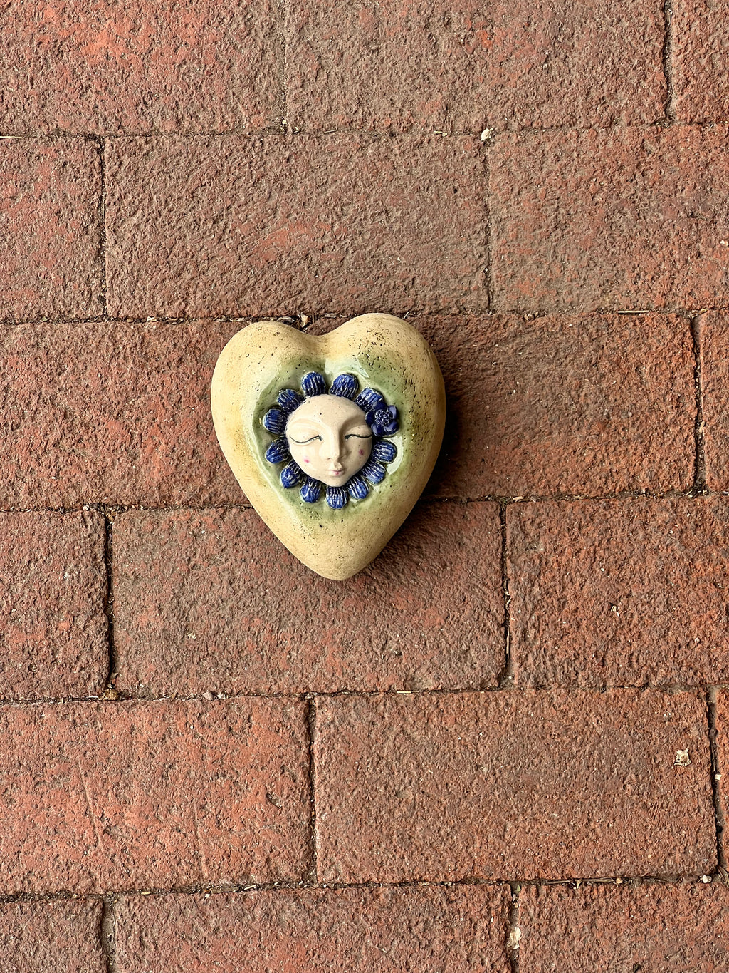 Ceramic Heart with flower Wall Art - Limited Edition