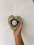 Ceramic Heart with flower Wall Art - Limited Edition