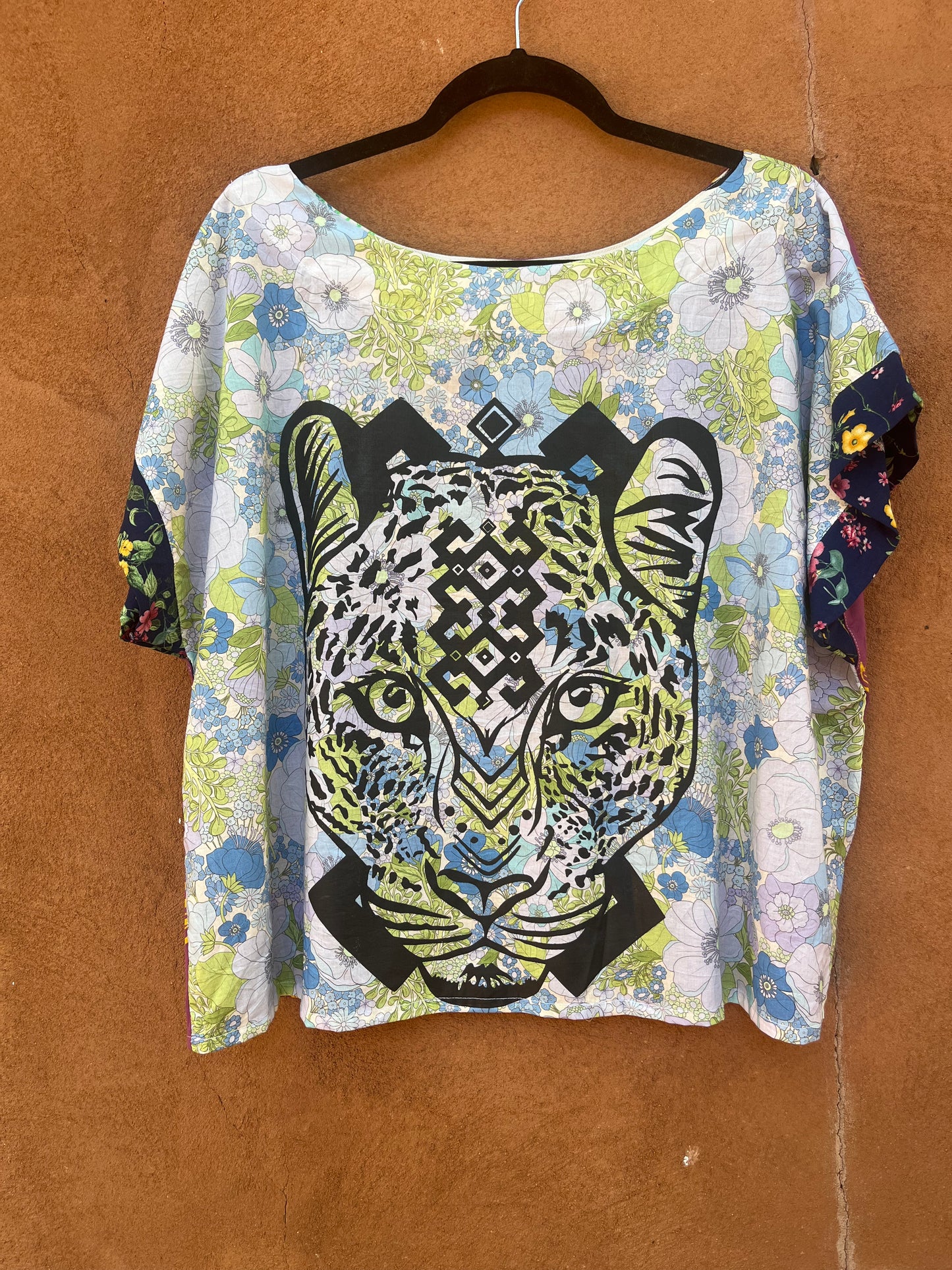 Screenprinted Box Top ~ Large ~ cotton blend
