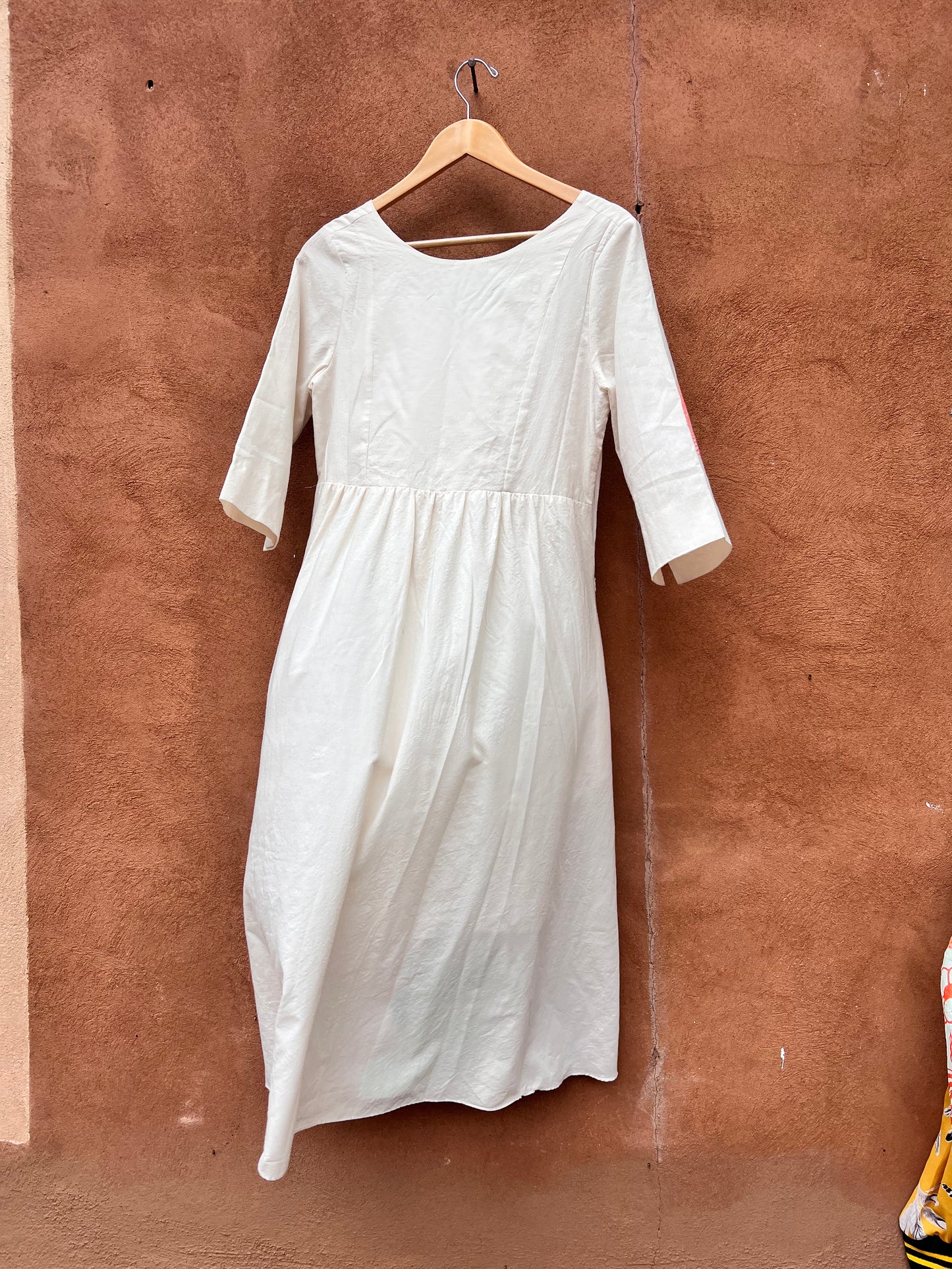 Screenprinted A-line dress ~ Medium ~ V- neck