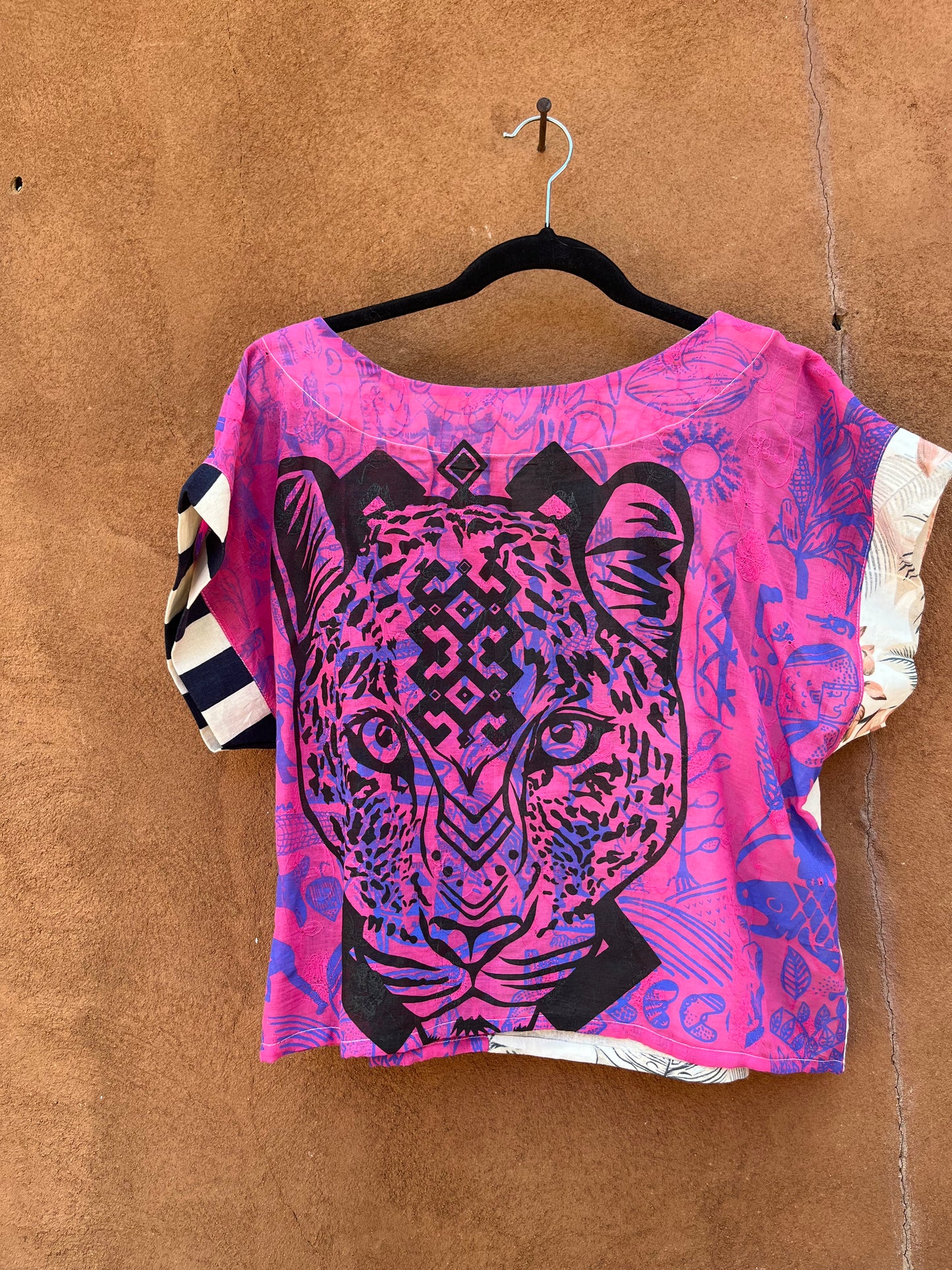 Screenprinted Box top ~ Med ~ 100% cotton