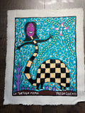 La Tortuga Mama - acrylic on canvas ~ 15.5” x 13”
