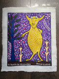 El Dueno De Almendra - acrylic on canvas ~ 15.5“ x 13”