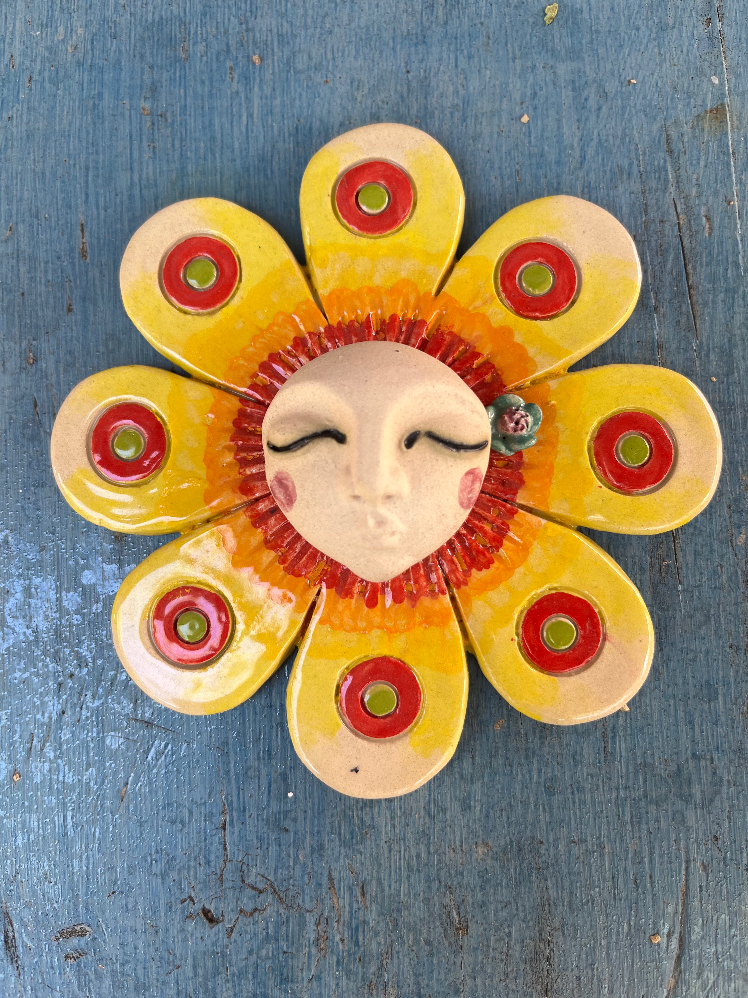 Flower Wall Art - Ceramic