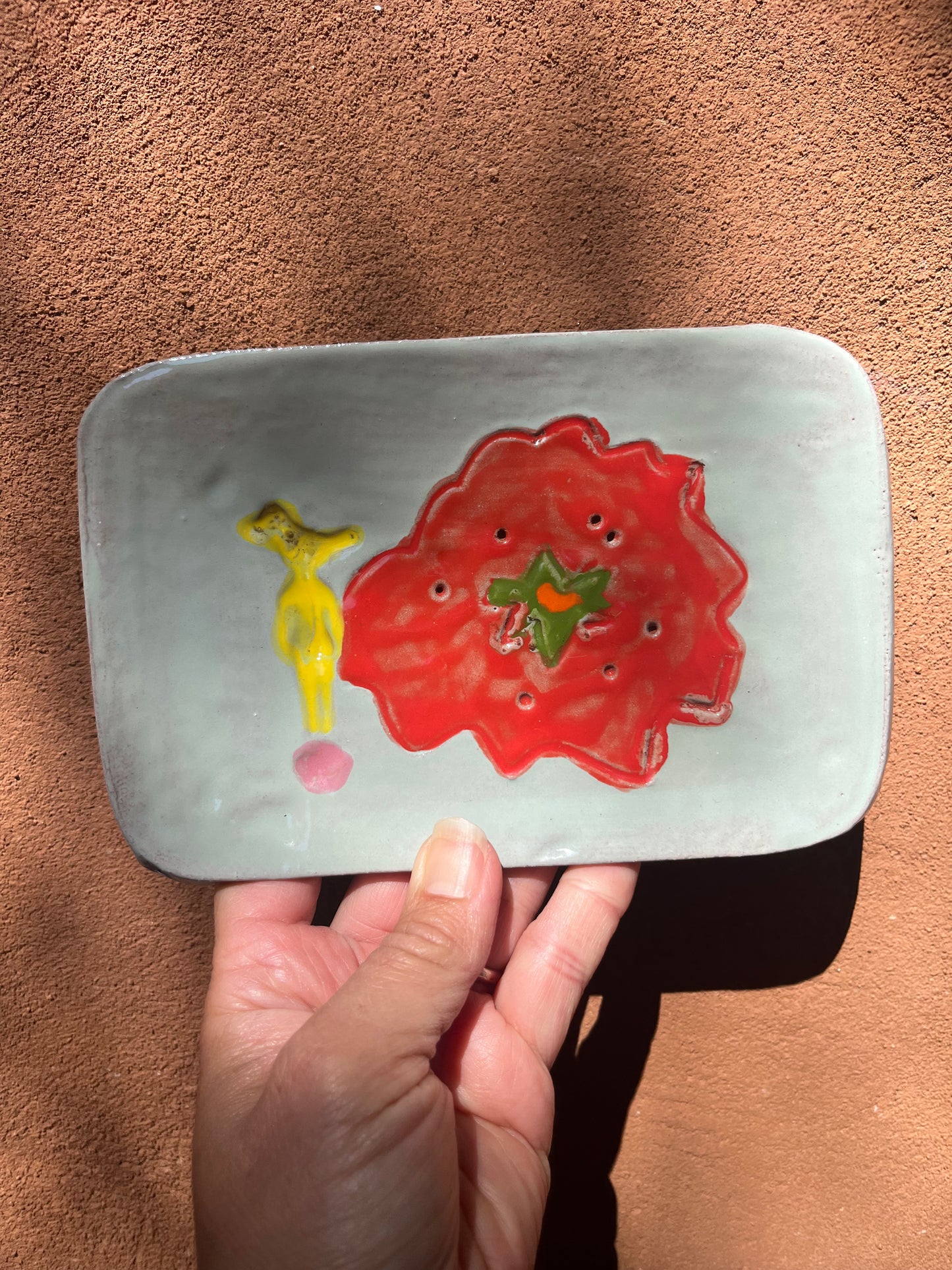 Assorted Rectangle Plates ~ Multicolor