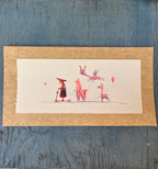 Migrantes - Original illustrations - 11” by 4.5”
