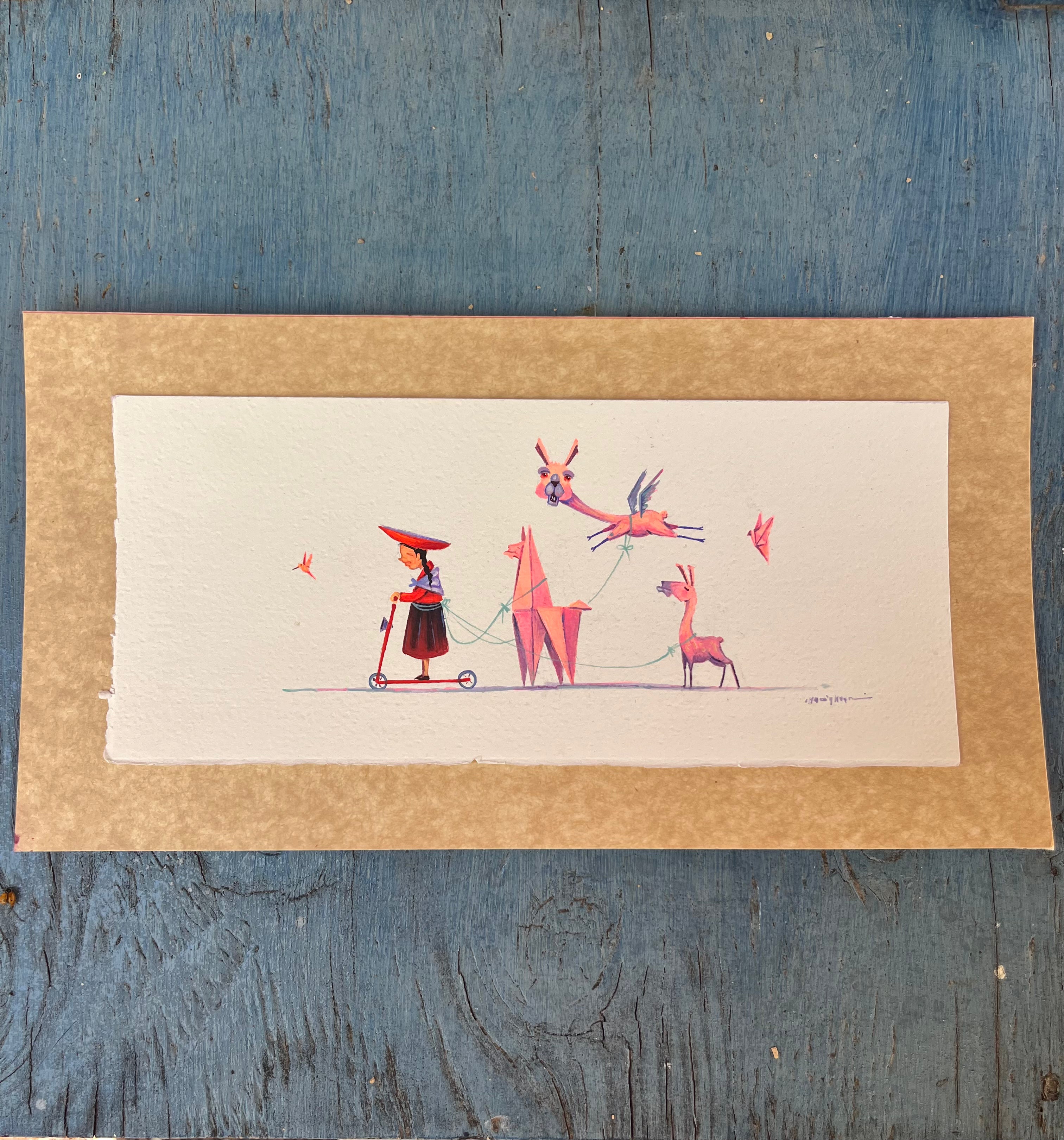 Migrantes - Original illustrations - 11” by 4.5”