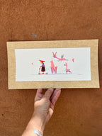 Migrantes - Original illustrations - 11” by 4.5”