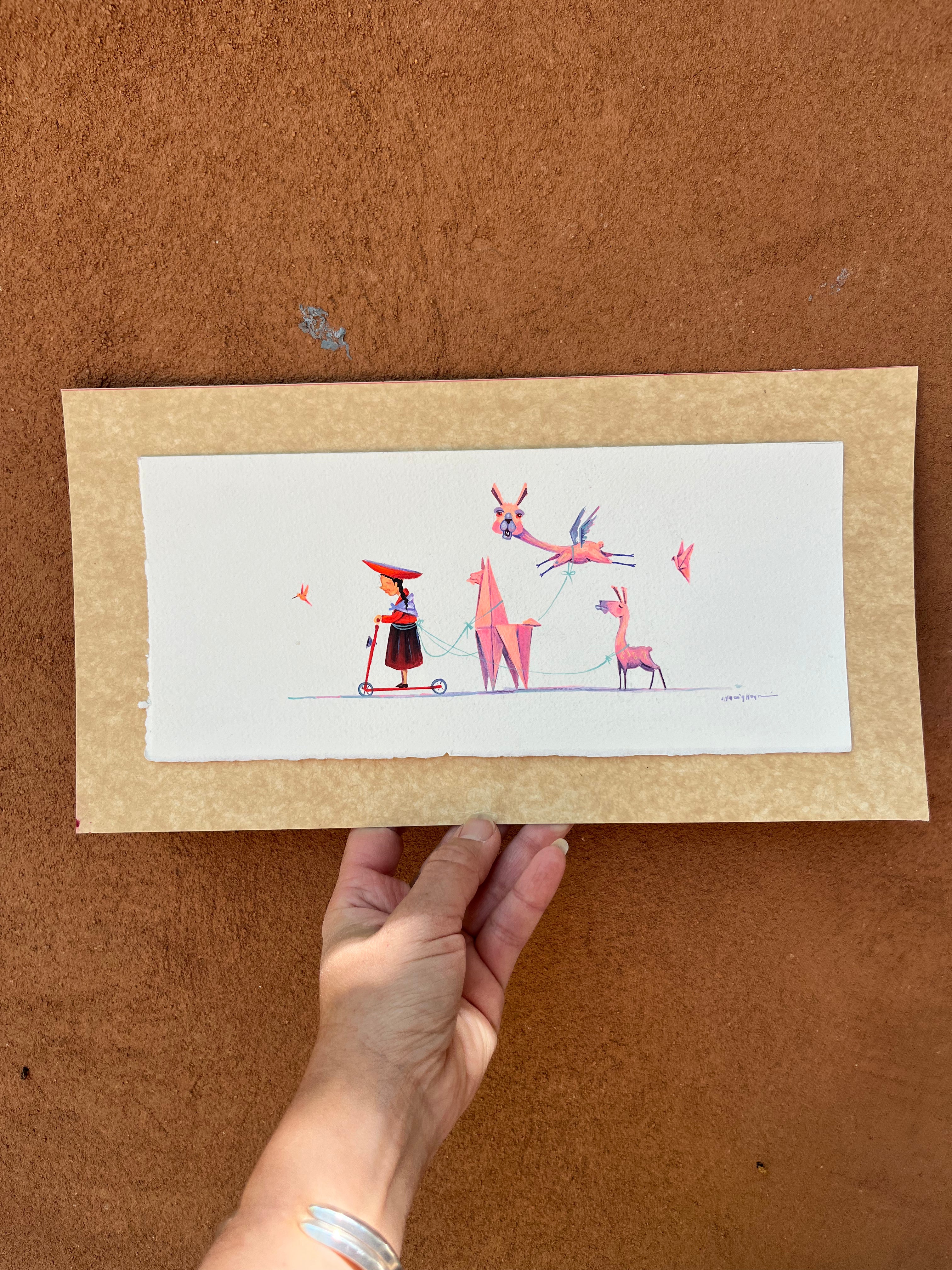 Migrantes - Original illustrations - 11” by 4.5”