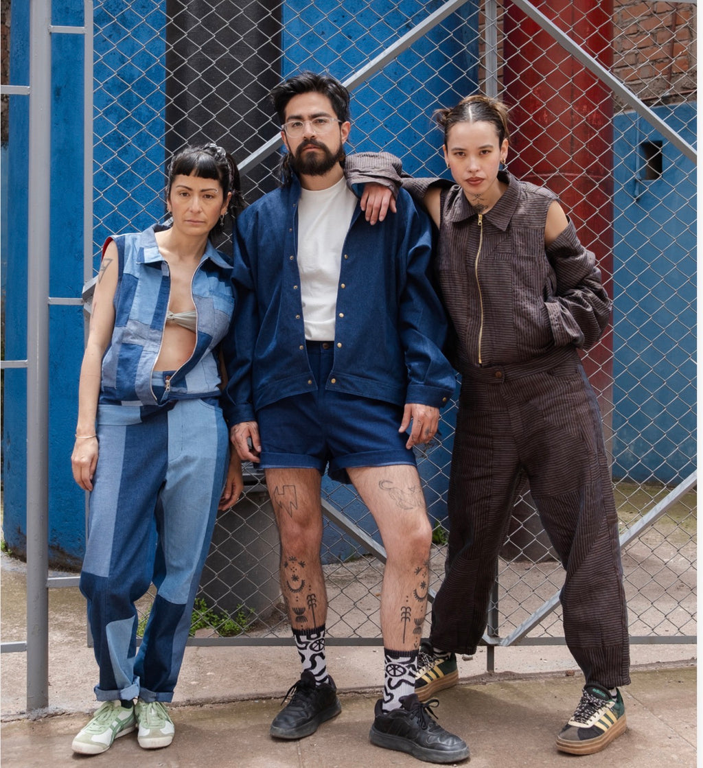 Vest - Jean patchwork