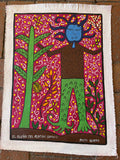 El Dueno Del Platano Sapucho ~ Painted on Canvas ~ 13” x 18”