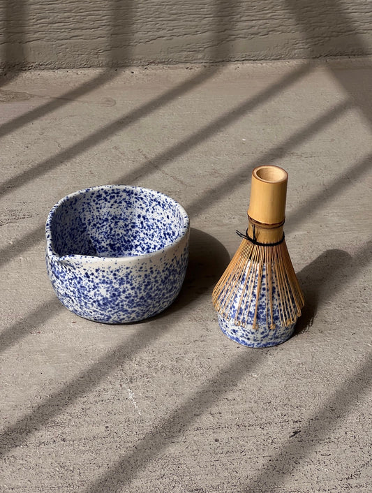 Blue Speckled - Matcha Set