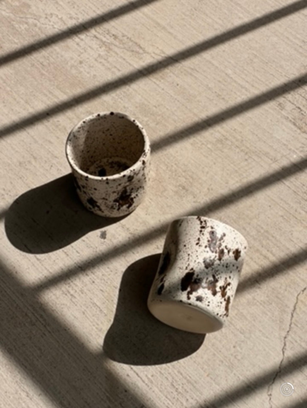 Mocha Freckle - Stoneware Thumb Cup