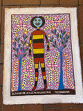 El Dueño de la Planta Bellaco Caspi - painting on canvas ~ 17.5” x 14”