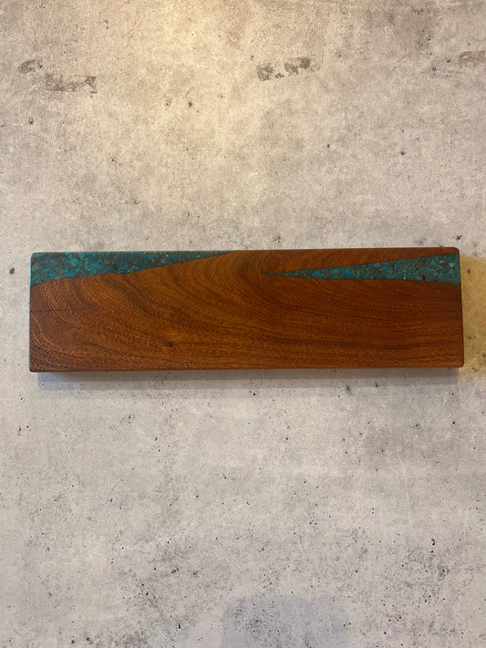 Geometric shape ~ Knife block ~ Peruvian turquoise