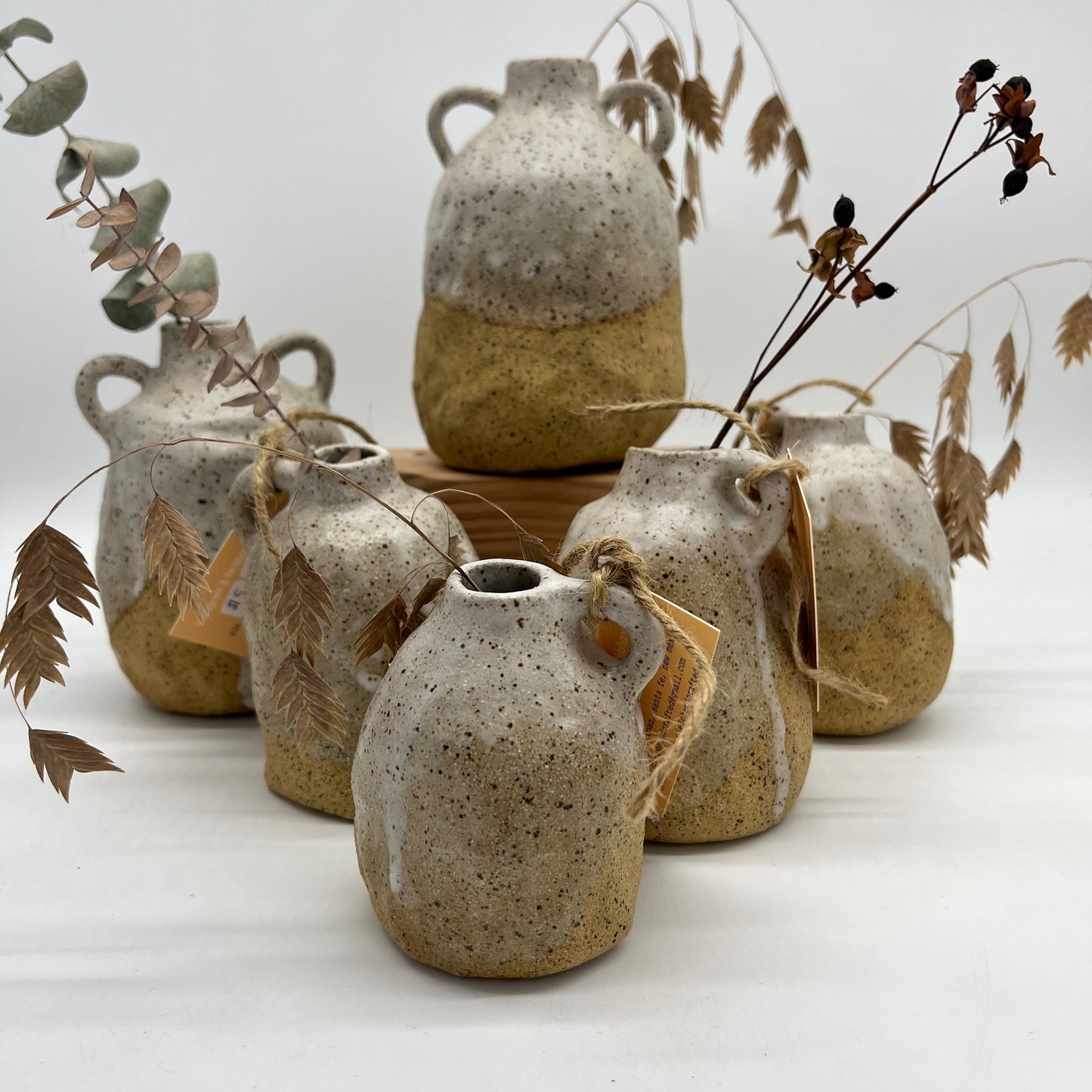 Bud Vases ~ Small ~ - Speckled