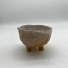 Load image into Gallery viewer, Pedestal Bowl ~ Crayon, speckled &amp; blue
