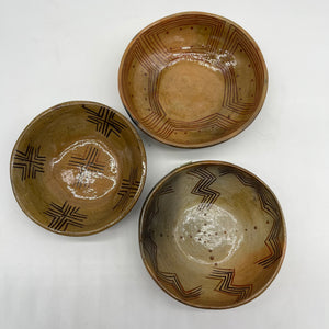 Awajun ceramic little bowls ~ 3 designs