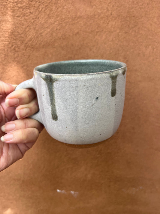 Mug ~ White ~ green interior