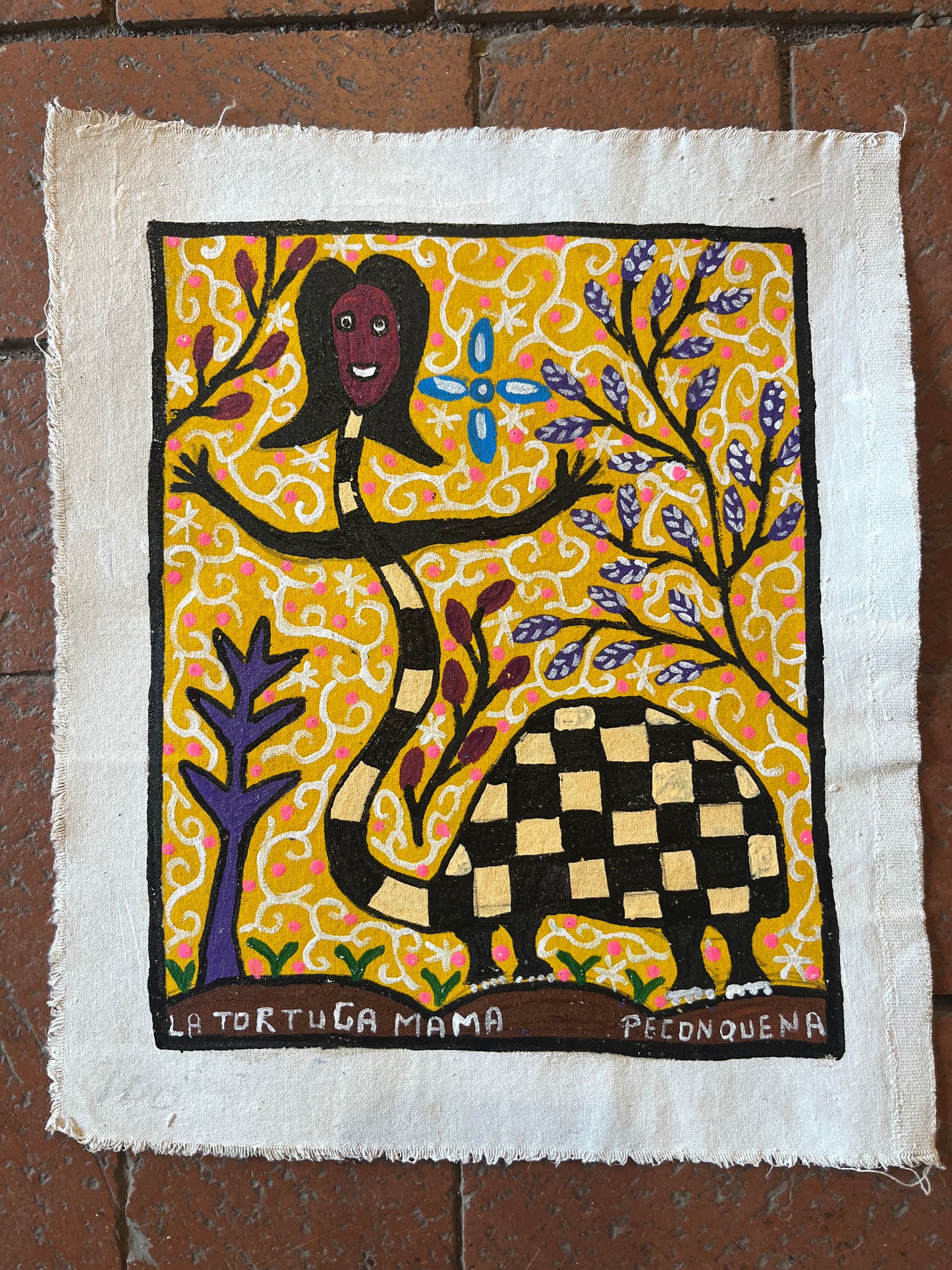 La Tortuga Mama ~ acrylic on canvas