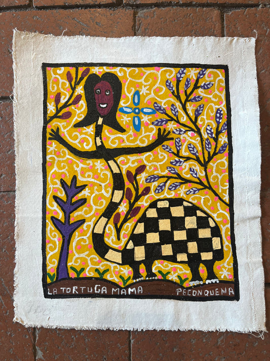 La Tortuga Mama ~ acrylic on canvas