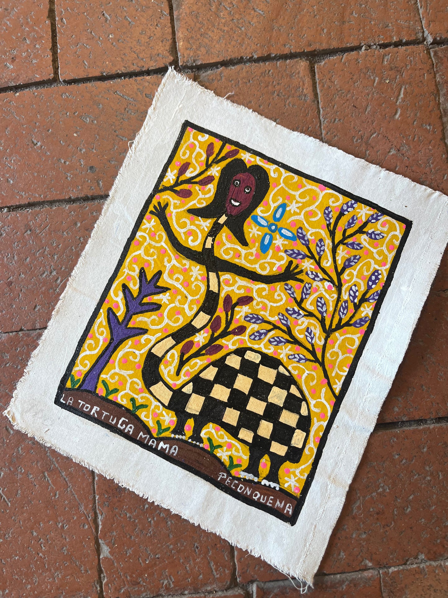 La Tortuga Mama ~ acrylic on canvas