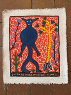 Dueno de Yuca Amarilla ~ acrylic on canvas - 11”x9.5”