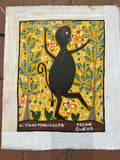 El Mono Maquisapa~ acrylic on canvas - 10.5” x 9.5”