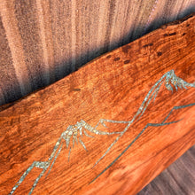 Load image into Gallery viewer, Live Edge Tray - Kingman and Peruvian Turquoise
