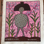 El Dueño de la Raya ~ acrylic on canvas - 15” x 13.5”