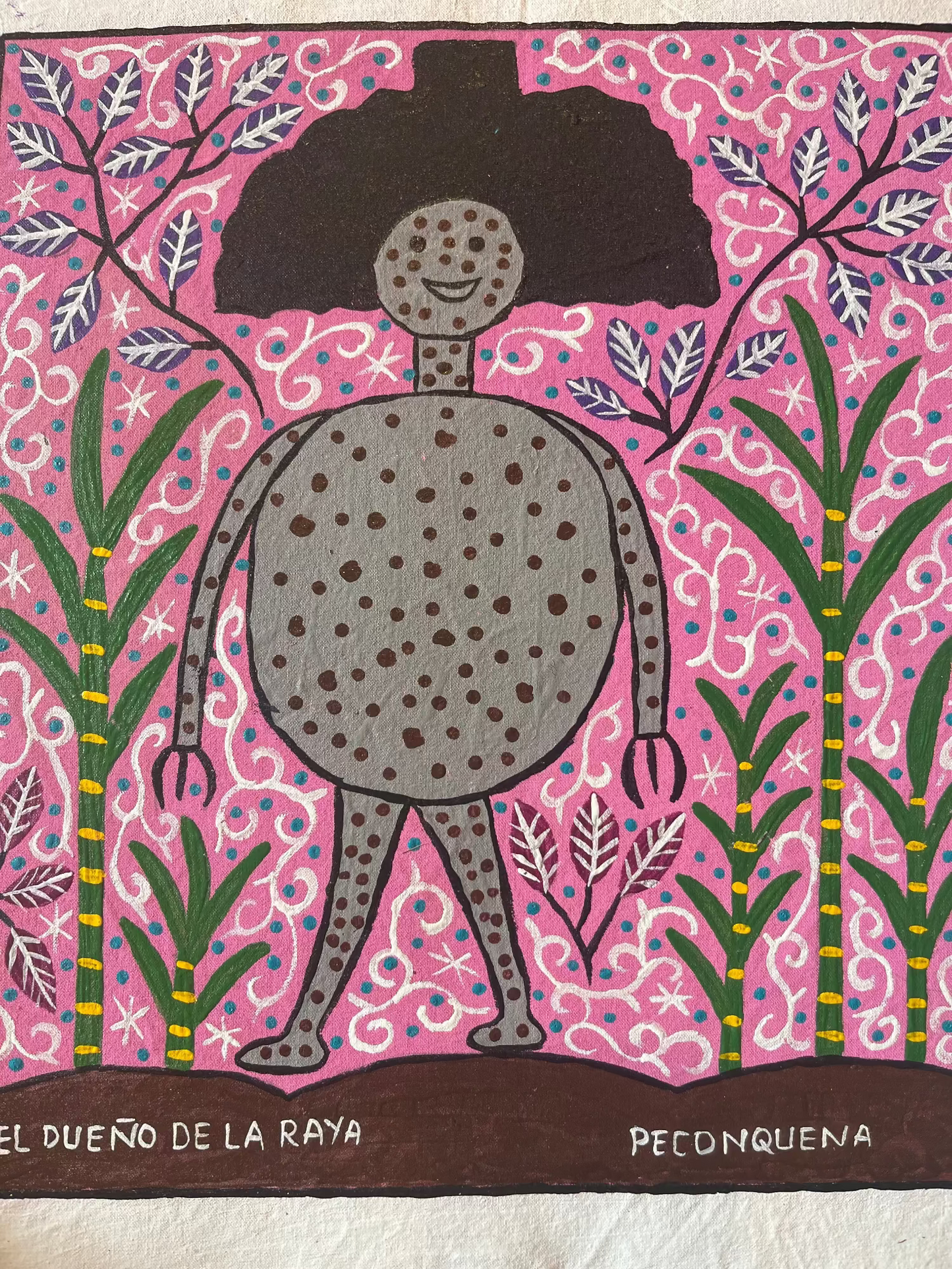El Dueno De La Raya ~ acrylic on canvas