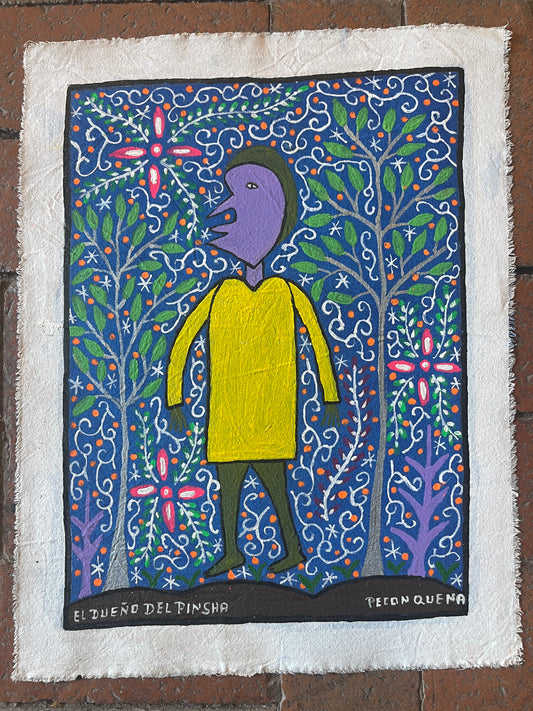 El Dueno Del Pinsha ~ acrylic on canvas