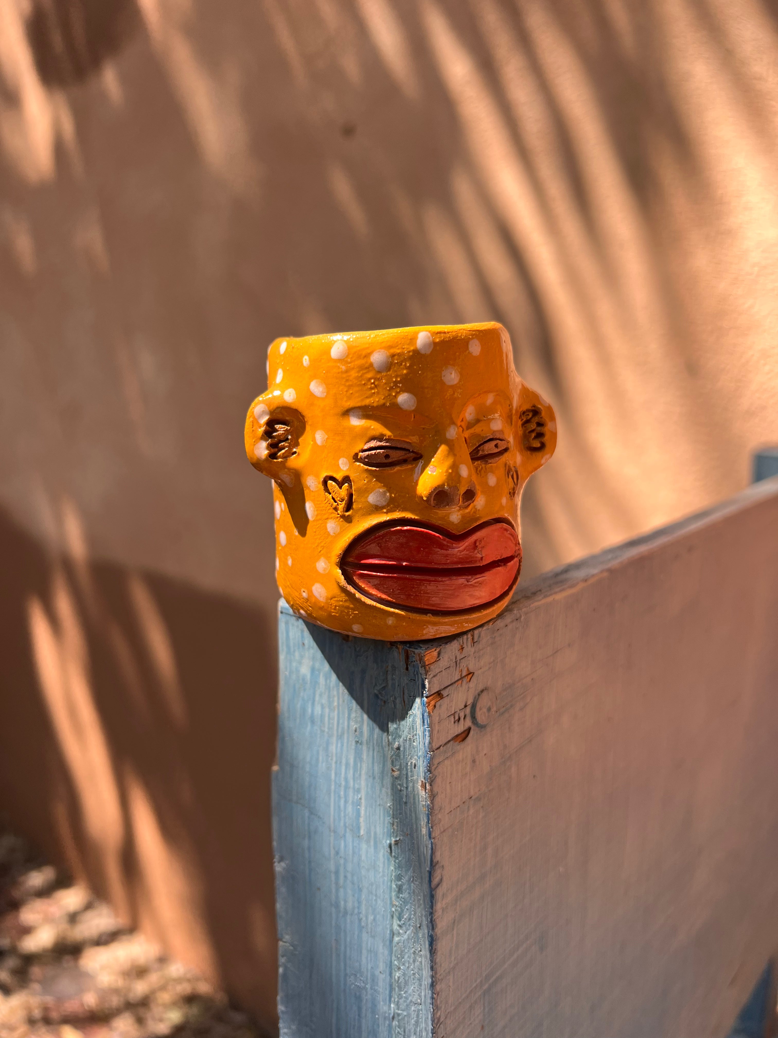 Face Mezcal Cups - Red clay