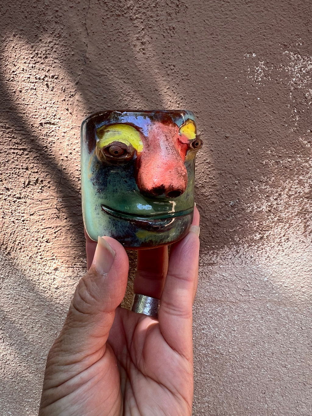 Face Mezcal Cups - Red clay