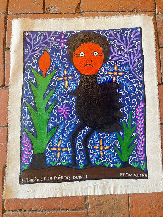 El Dueno Del La Pina Del Monte ~ acrylic on canvas