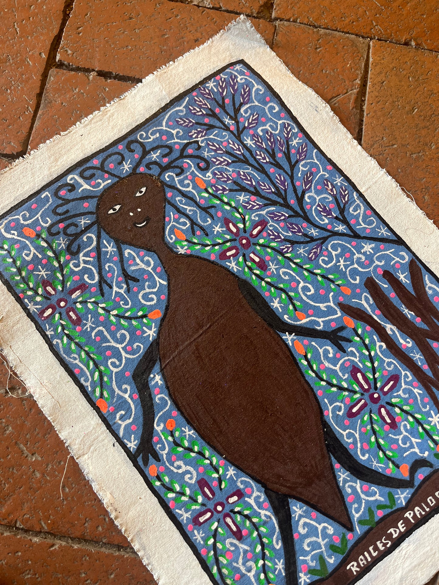 Dueno De Railes De Palosduras ~ acrylic on canvas