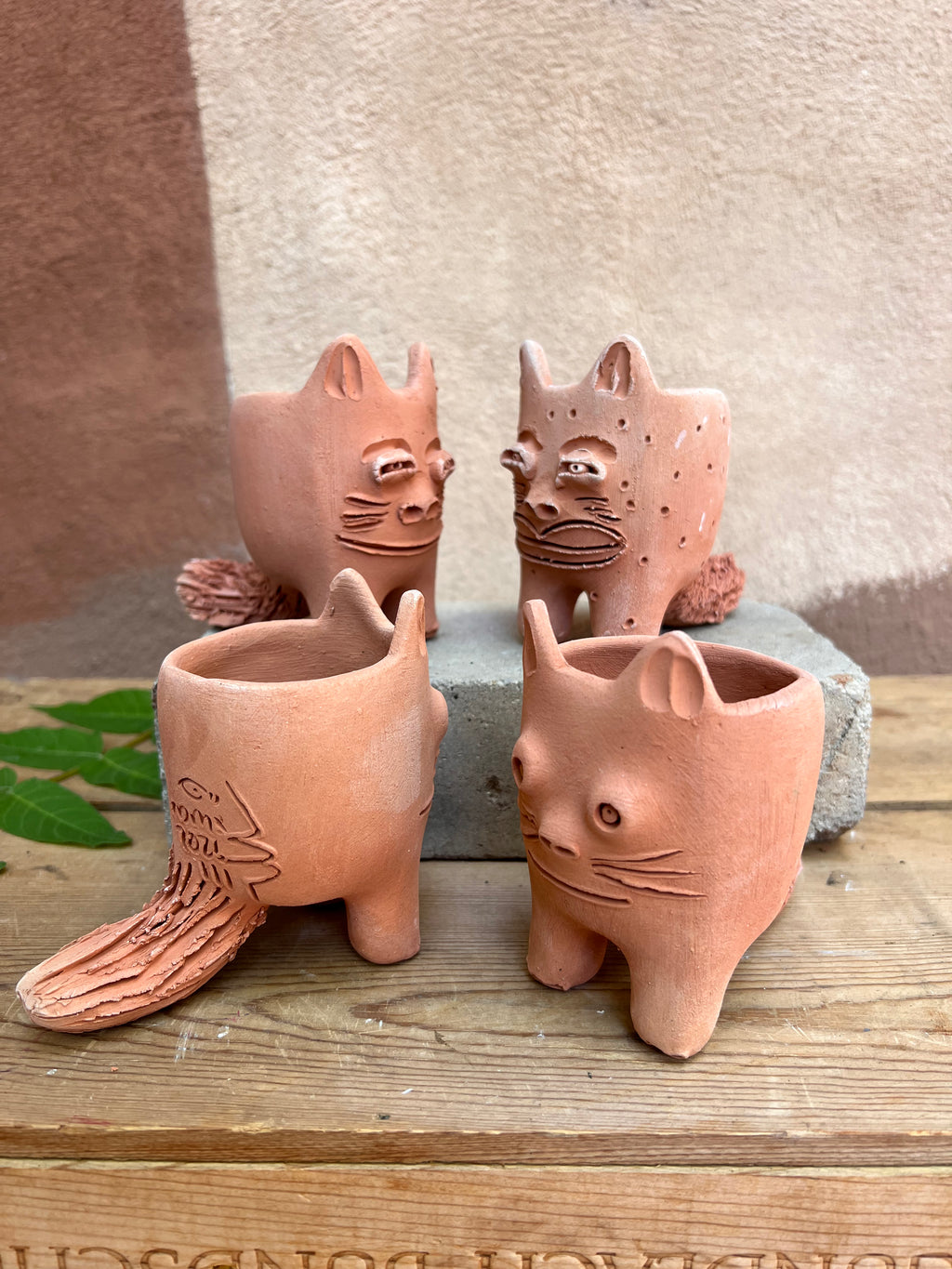 El Gato Terracota planter