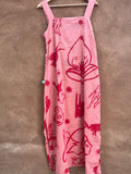 Maxi Dress • Medium • Screen Printed Wearable