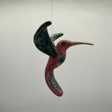 Load image into Gallery viewer, Hummingbird ~Pink body green wings ~ small
