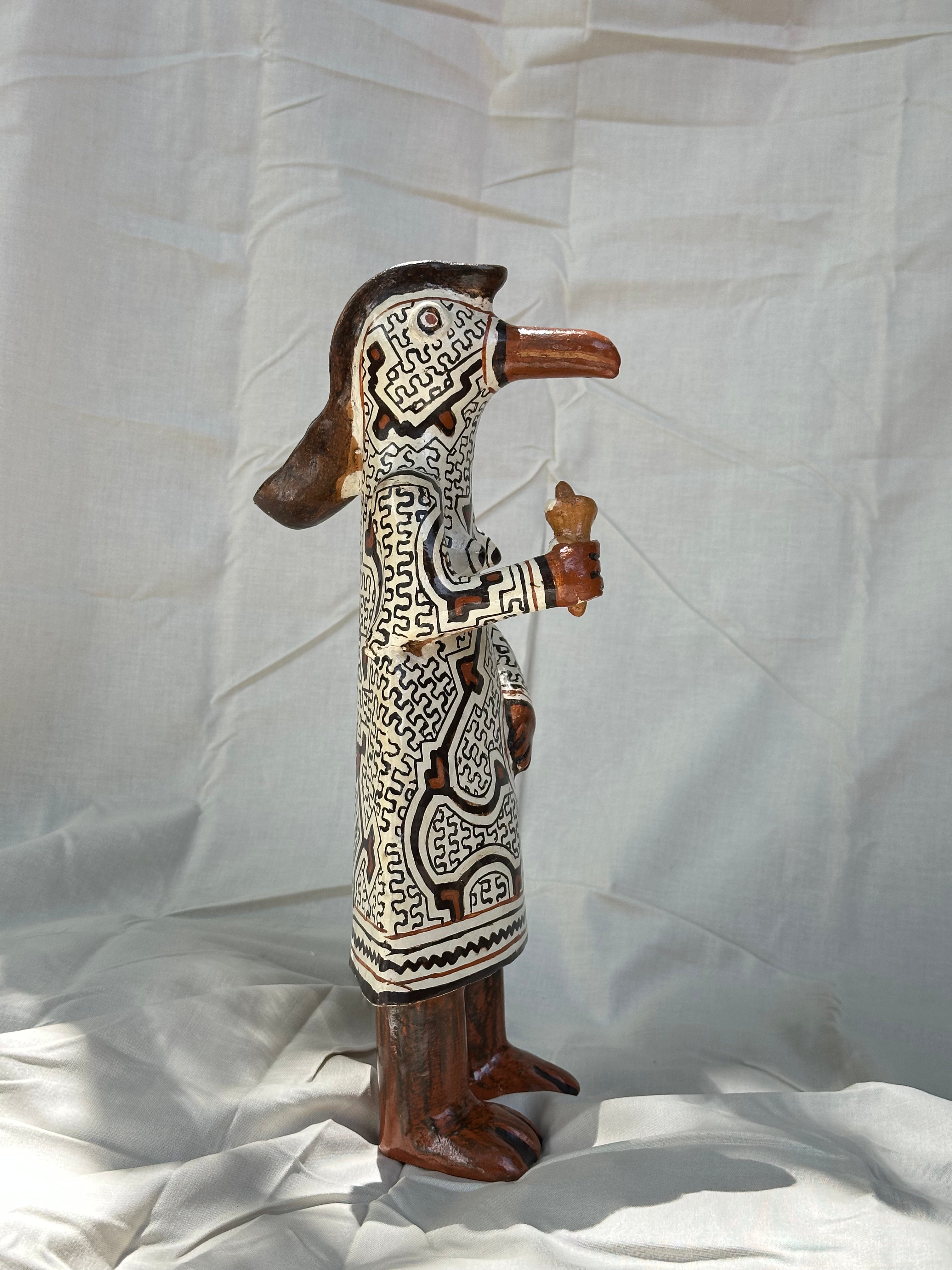 Shipibo Sculpture - Hummingbird
