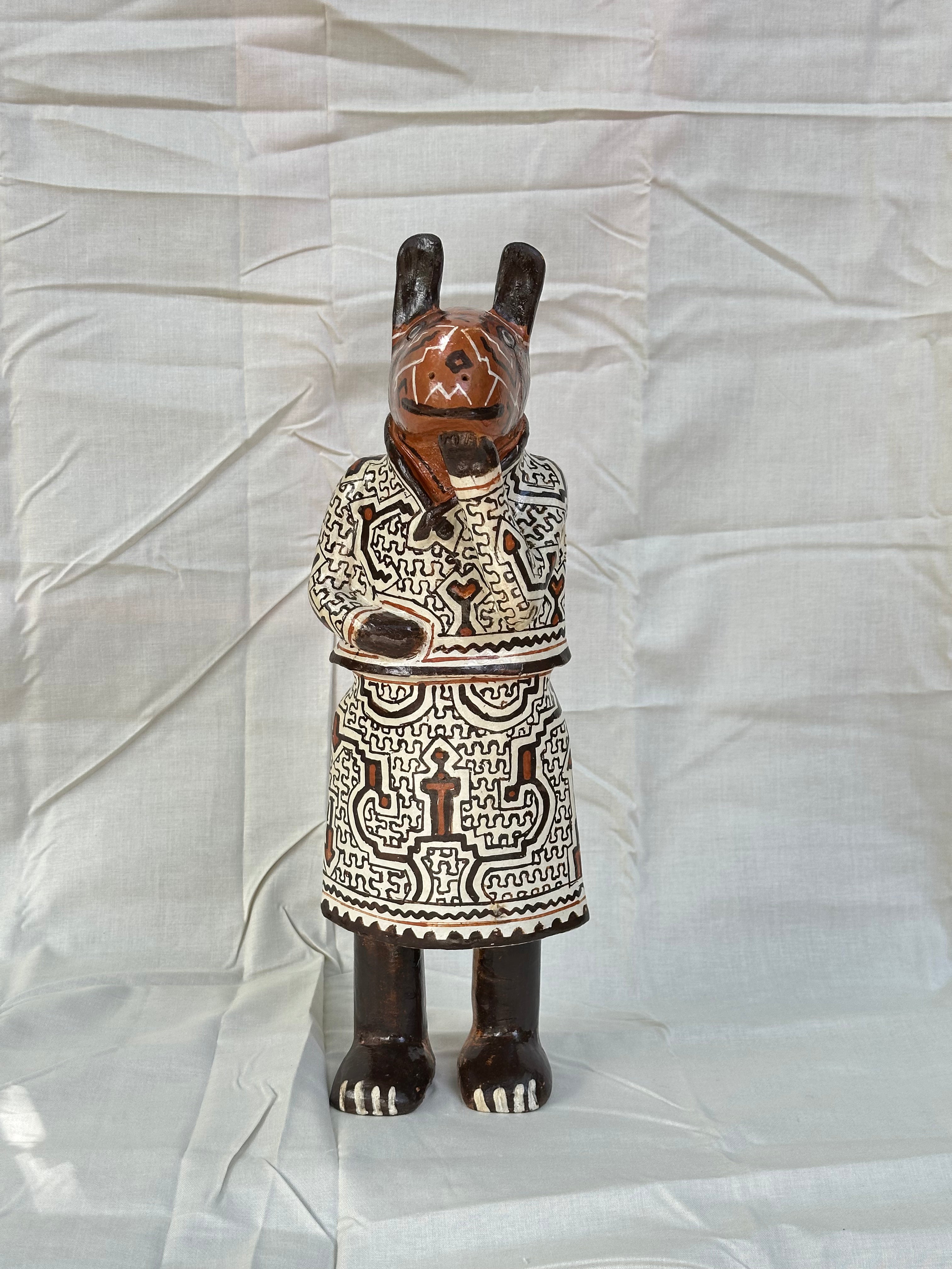 Mama Raton ~ Shipibo Ceramic Sculpture