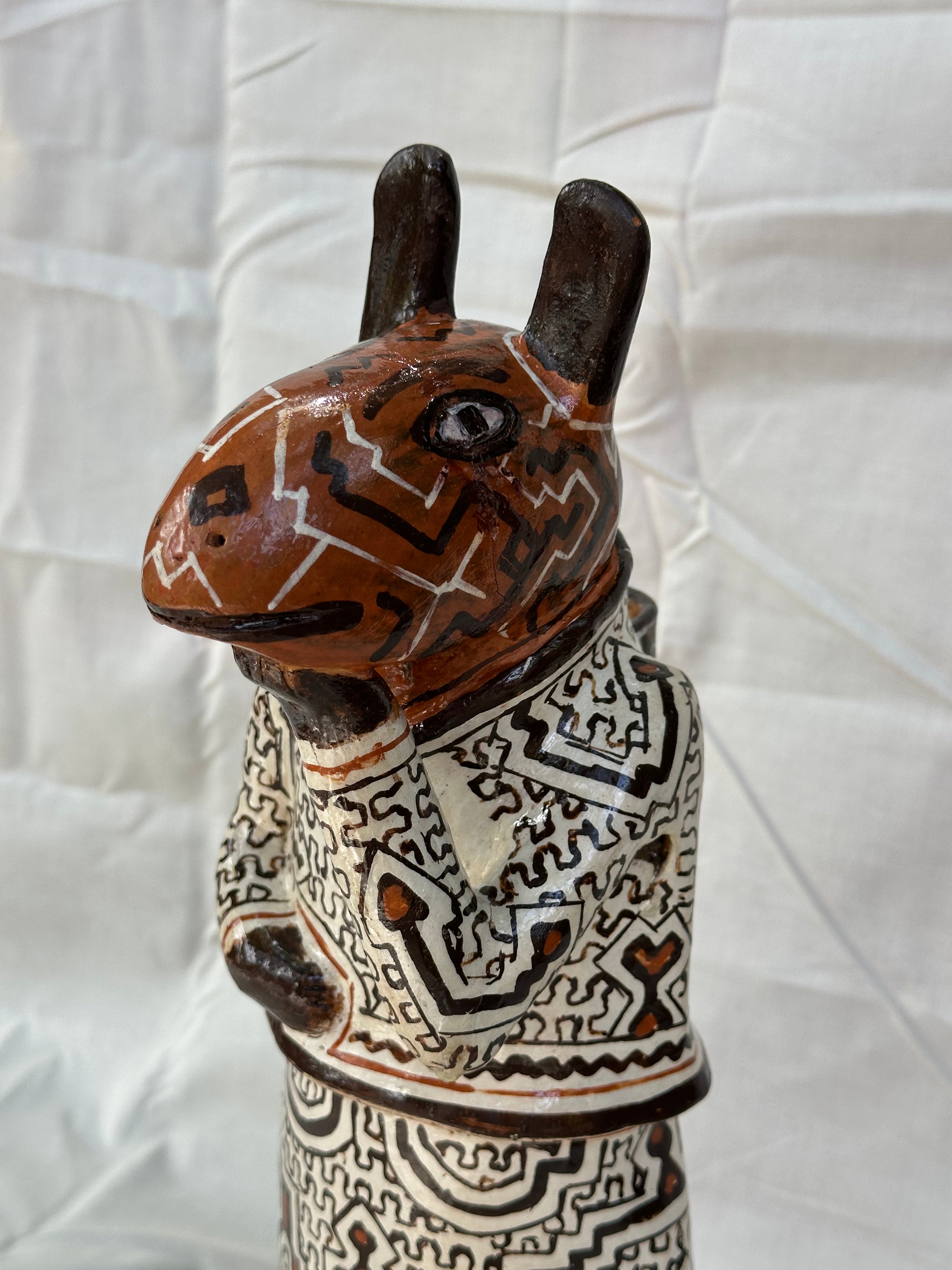 Mama Raton ~ Shipibo Ceramic Sculpture