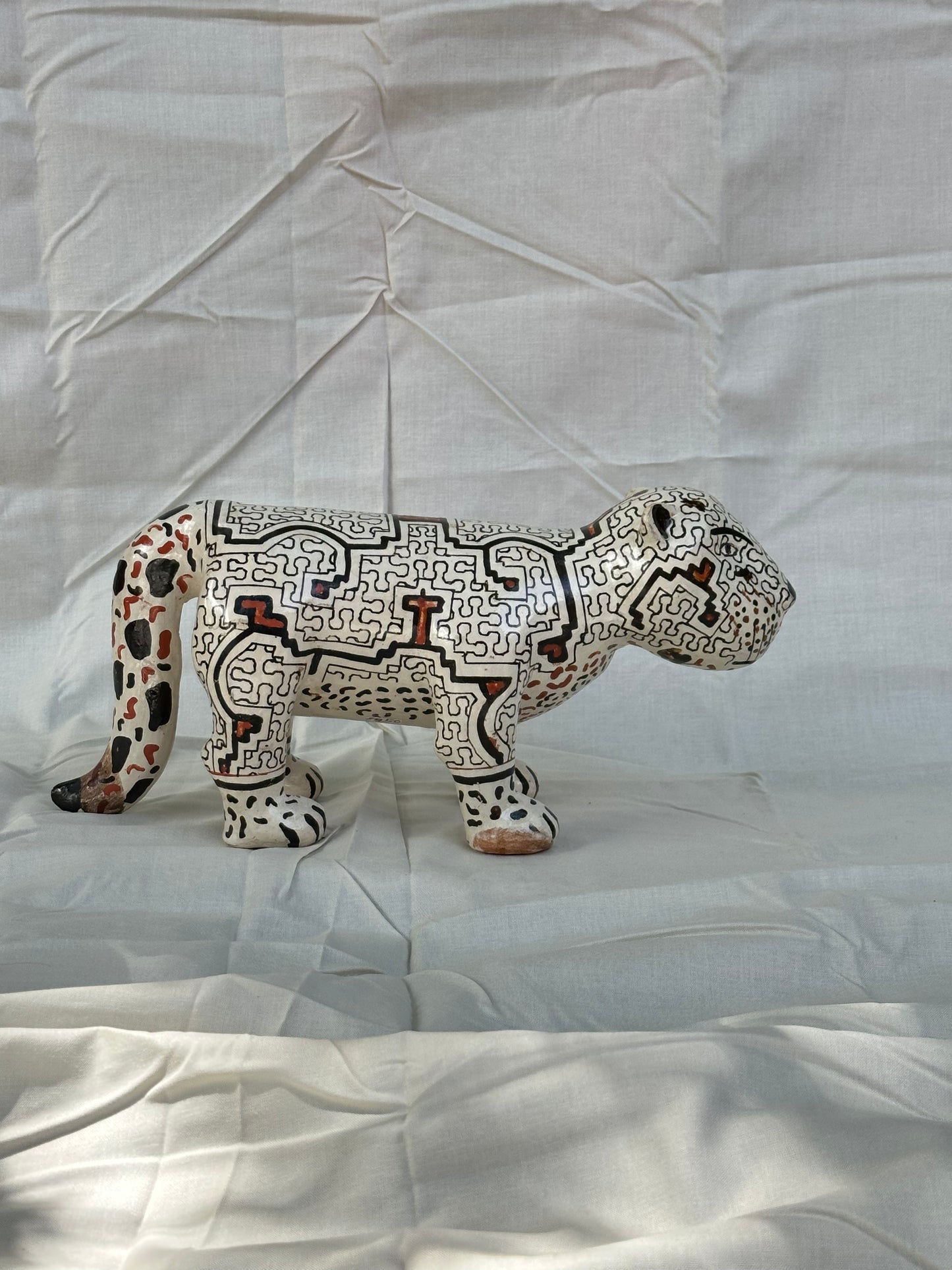 Shipibo Ceramic ~ Jaguar with sound