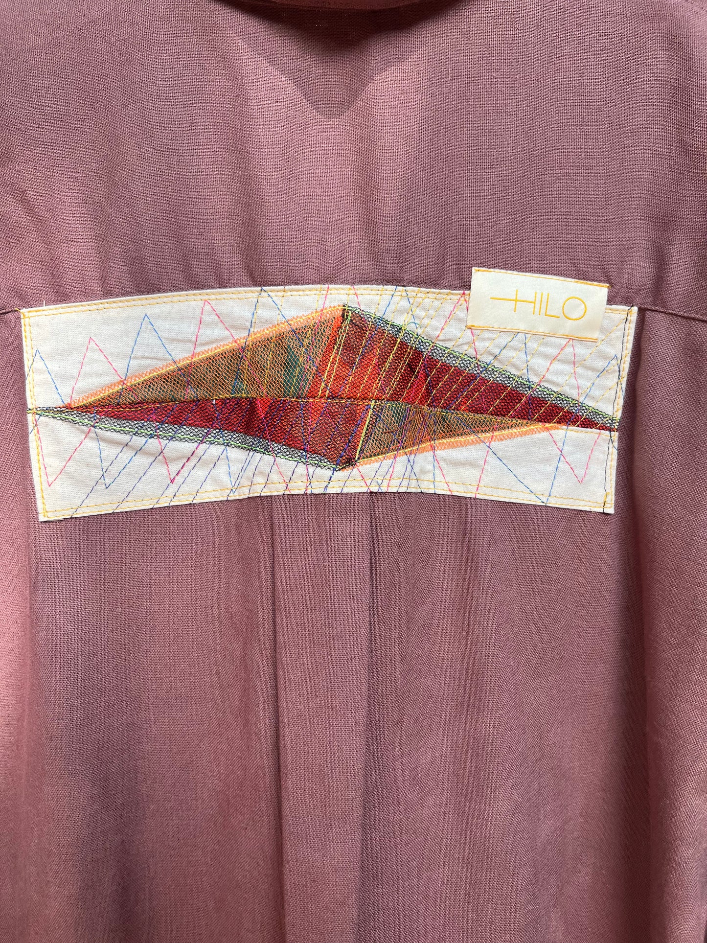 Long sleeves Shirt - Linen burgundy