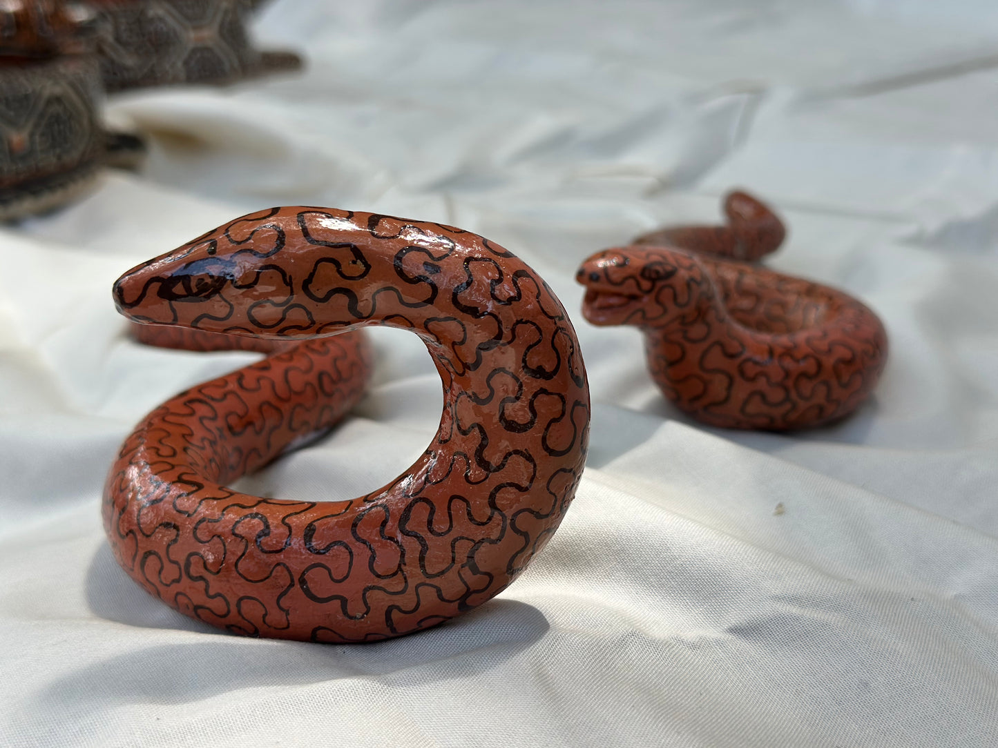 Shipibo Ceramic ~ Snake - 2 sizes